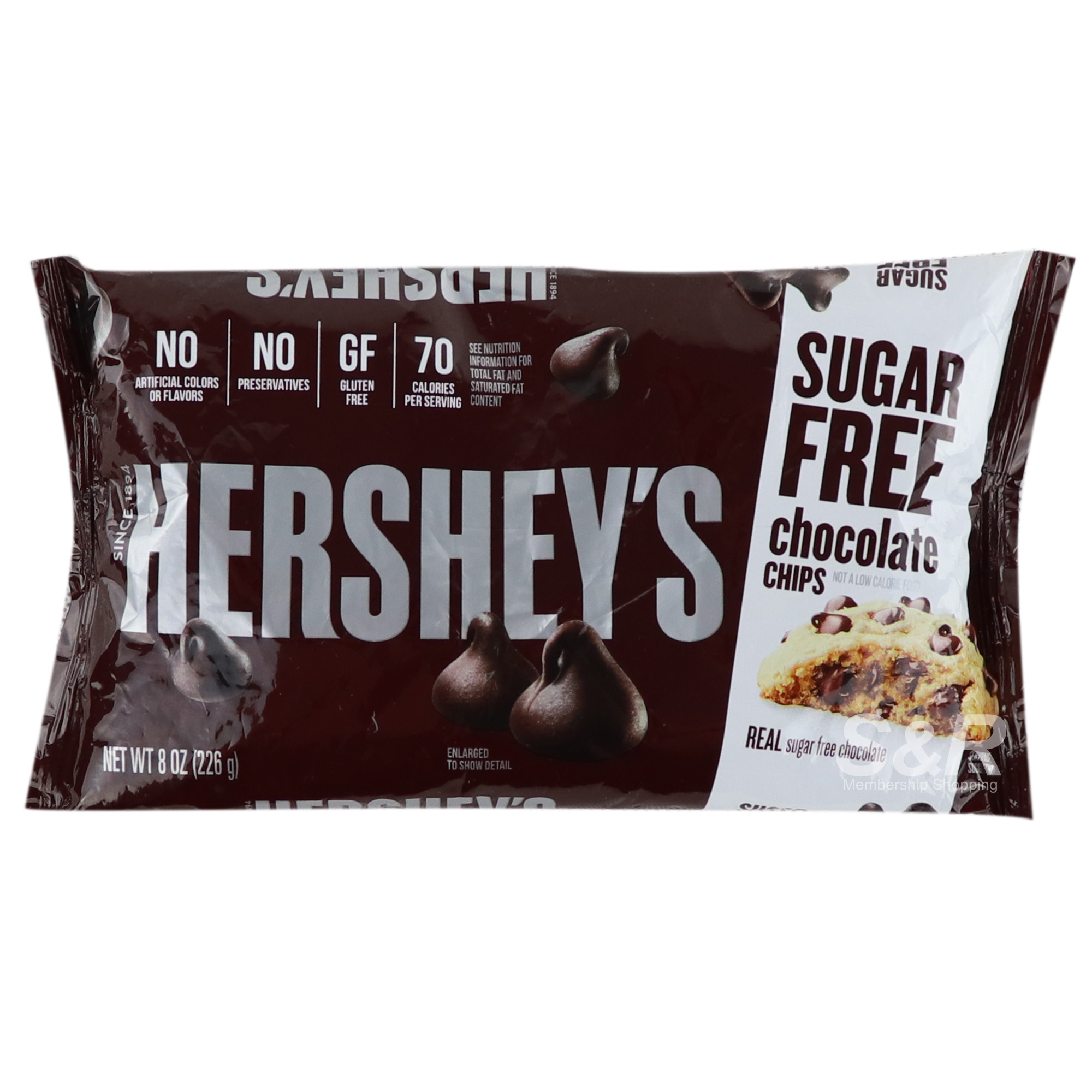 Hershey's Sugar Free Chocolate Chips 226g Hershey's Sugar Free Chocolate Chips 226g